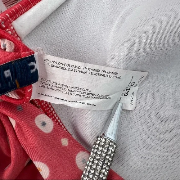 Captiva by Christina bikini tankini top shirt dotted Polka Dot Women's Top - Picture 11 of 13